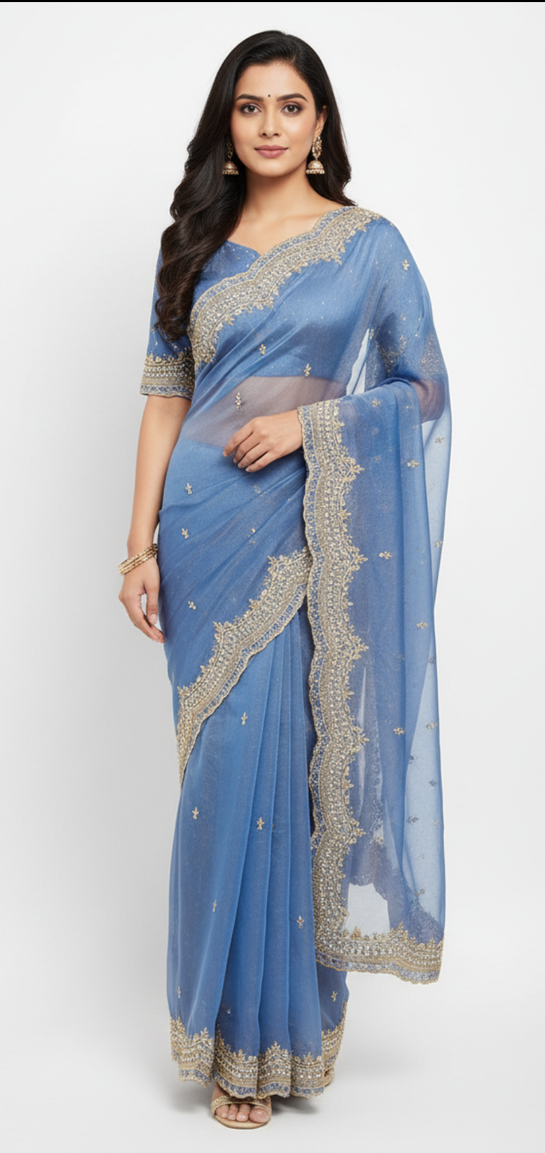 Golden Tissue Silk Sarees
