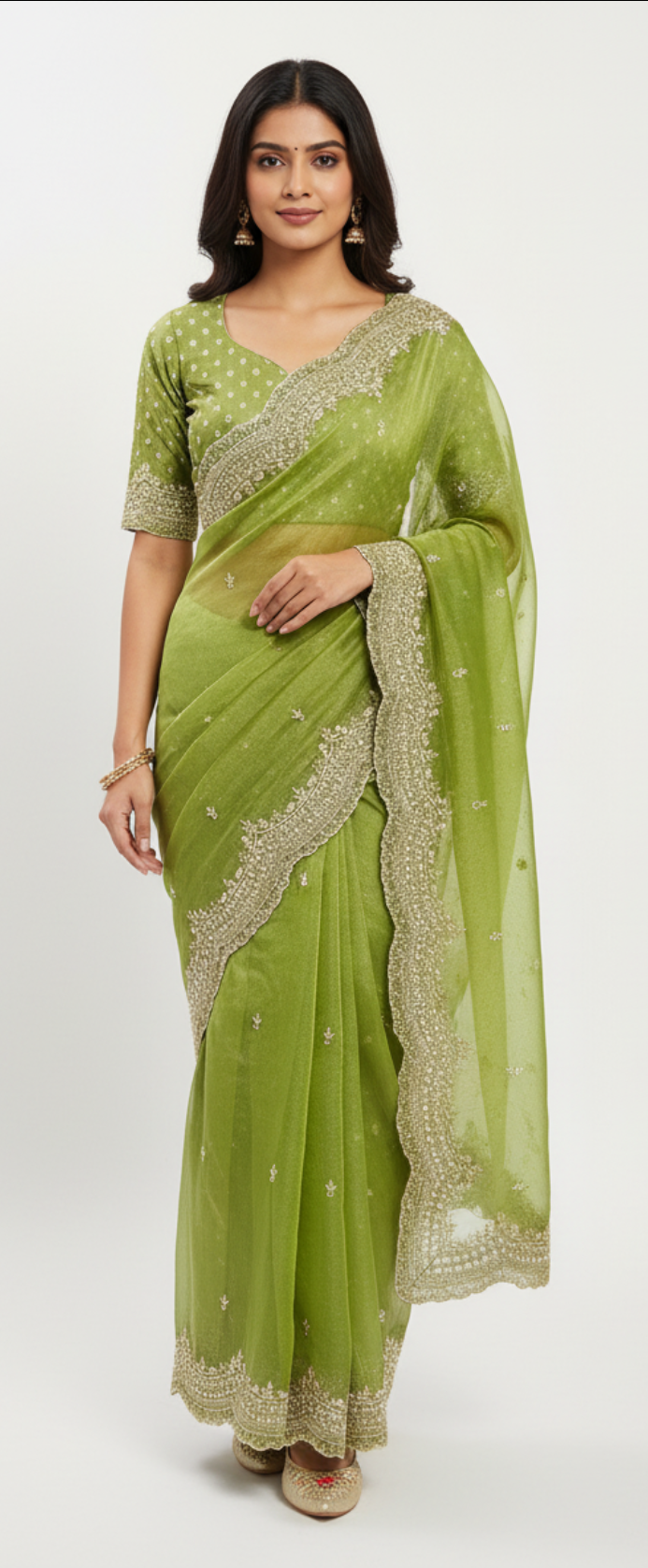 Golden Tissue Silk Sarees