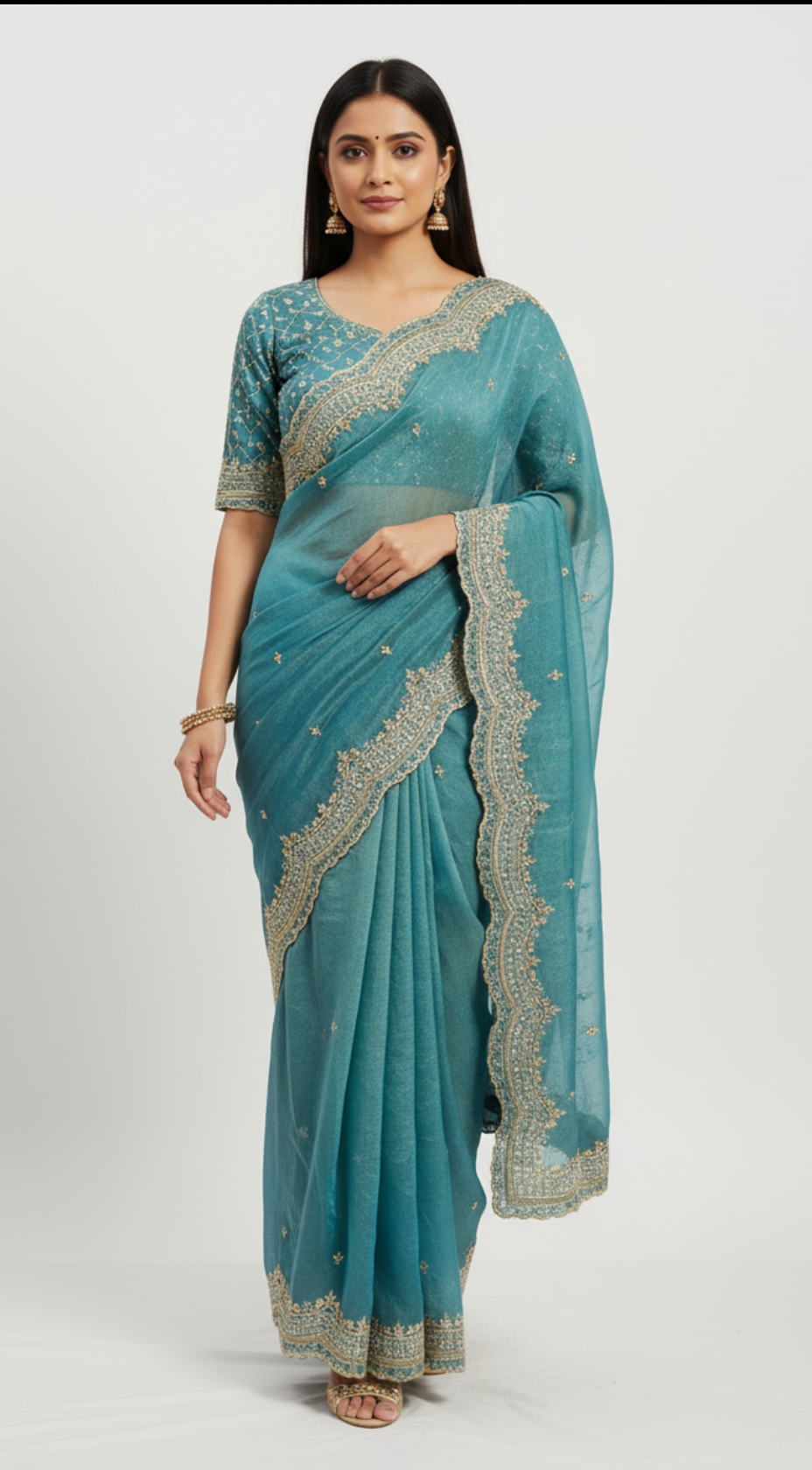 Golden Tissue Silk Sarees